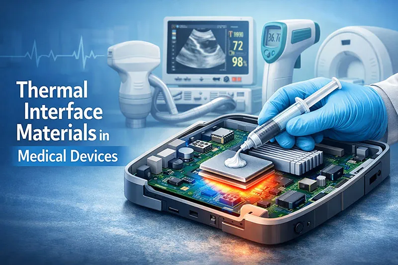 Thermal interface material in medical devices
